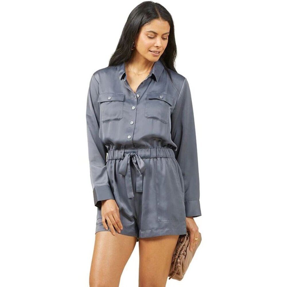 NEW OUTERKNOWN Benson Utility Shortall Jumpsuit Romper Size Medium